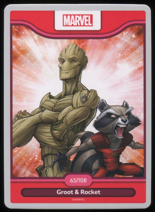 Worlds of Wonder Marvel Groot & Rocket #63 Near Mint