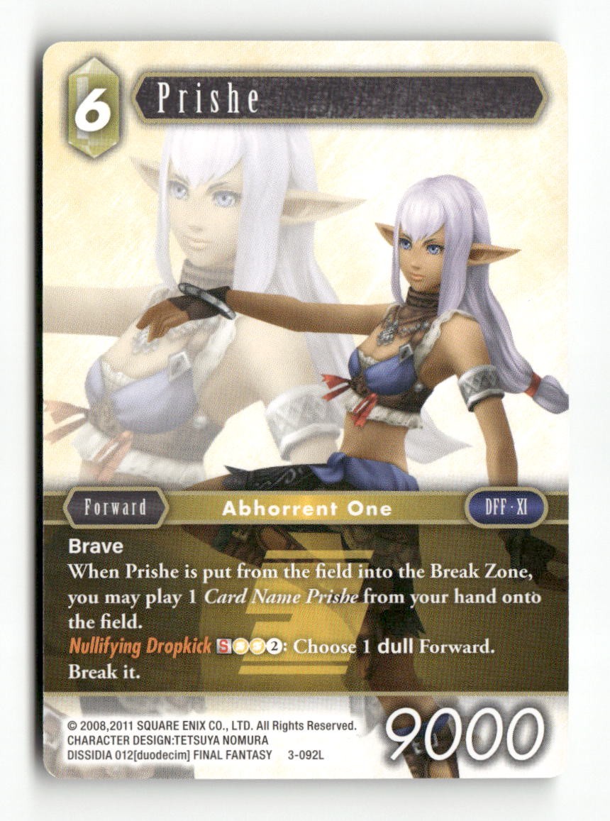 Prishe 3-092L Legend Opus III Final Fantasy Near Mint