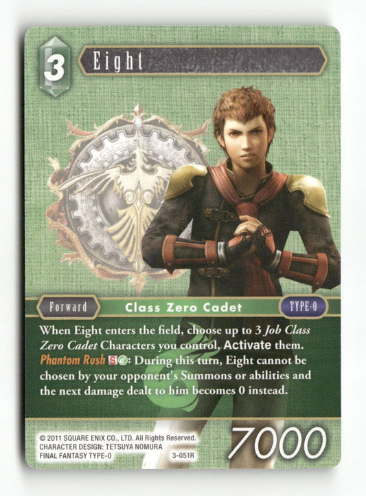 Eight 3-051R Rare Opus III Final Fantasy Near Mint