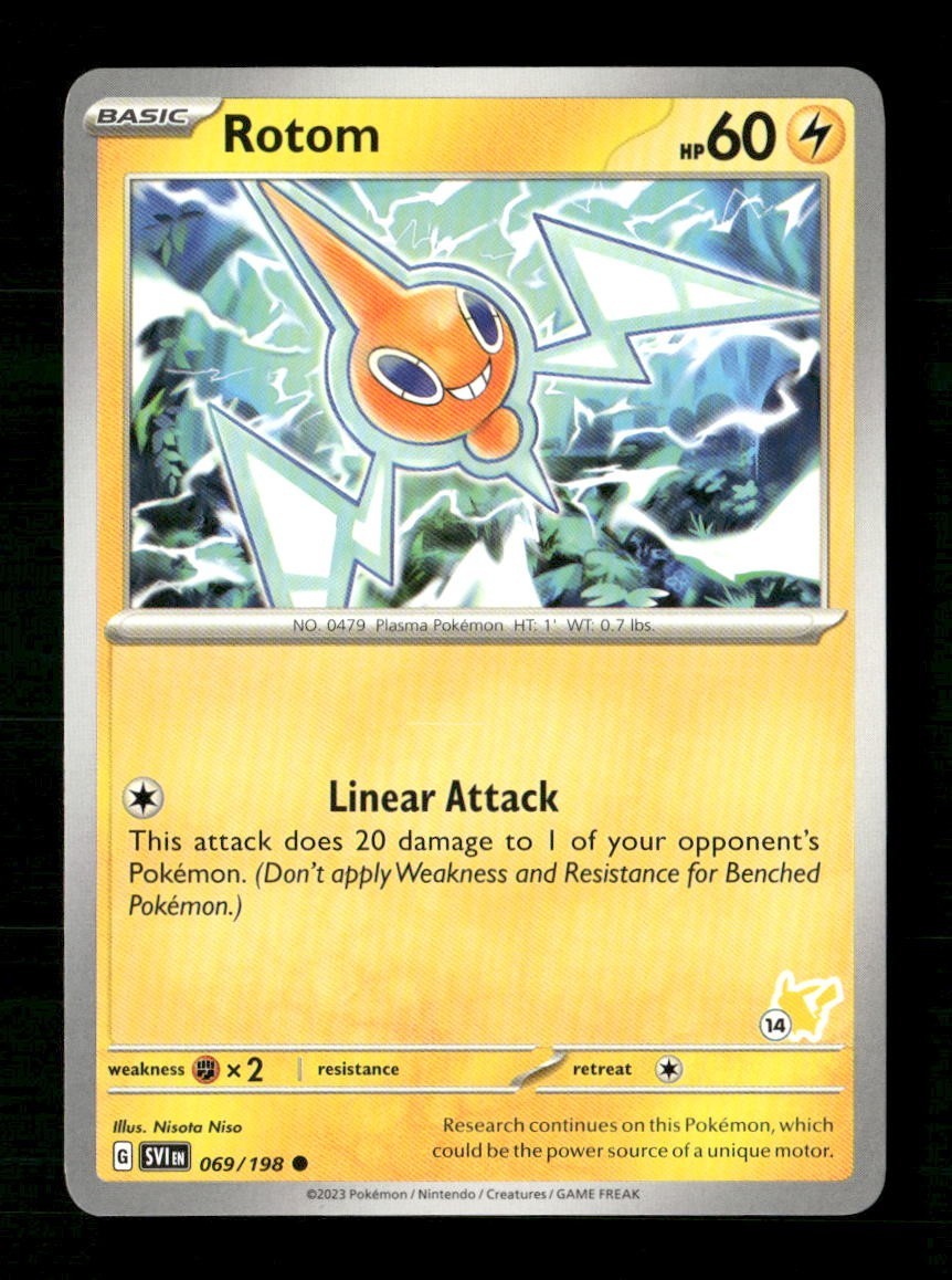 Rotom 14 #069/198 Pokemon Battle Academy 2024