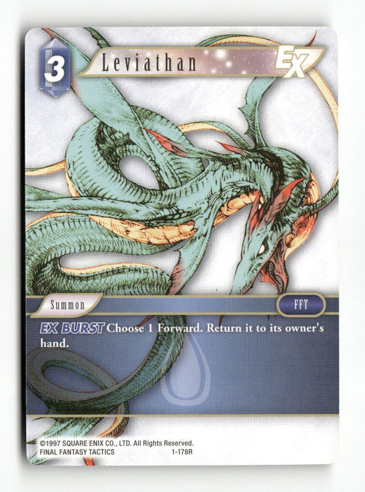 Leviathan EX 1-178R Rare Opus I Final Fantasy Near Mint