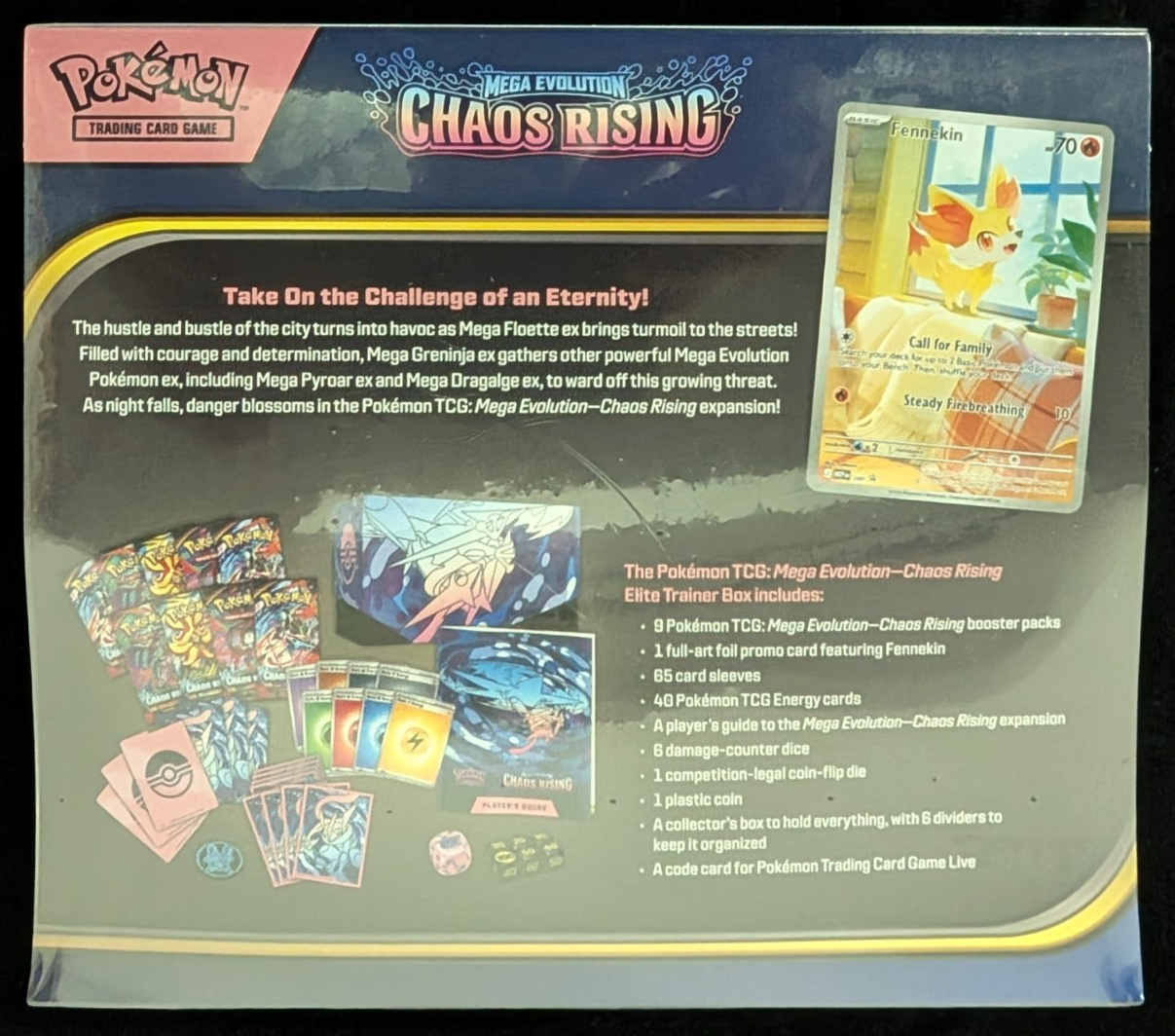 Mega Evolution Chaos Rising ETB Elite Trainer Box NEW SEALED Pokemon TCG
