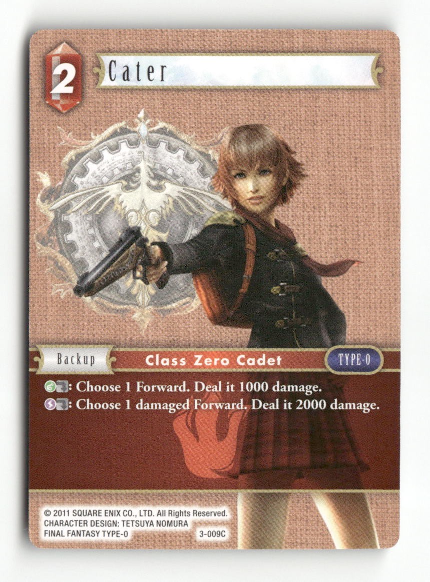 Cater 3-009C Common Opus III Final Fantasy Near Mint