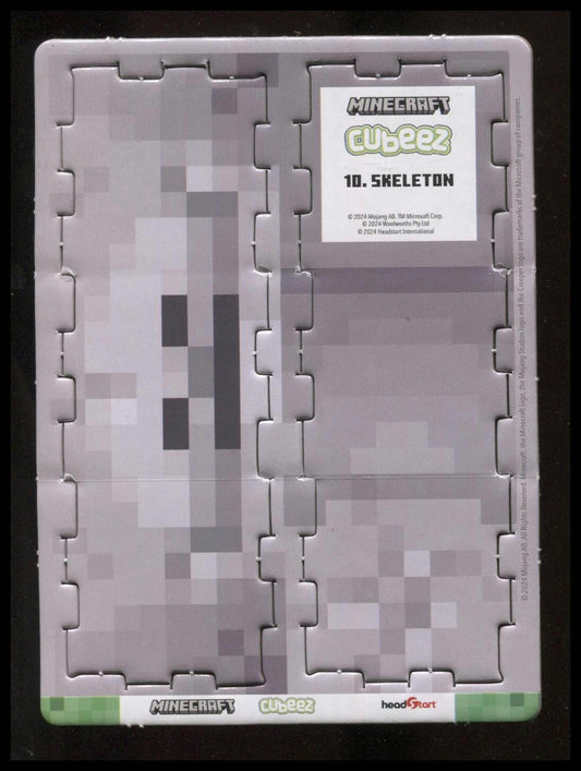 Minecraft Cubeez Skeleton #10 Near Mint