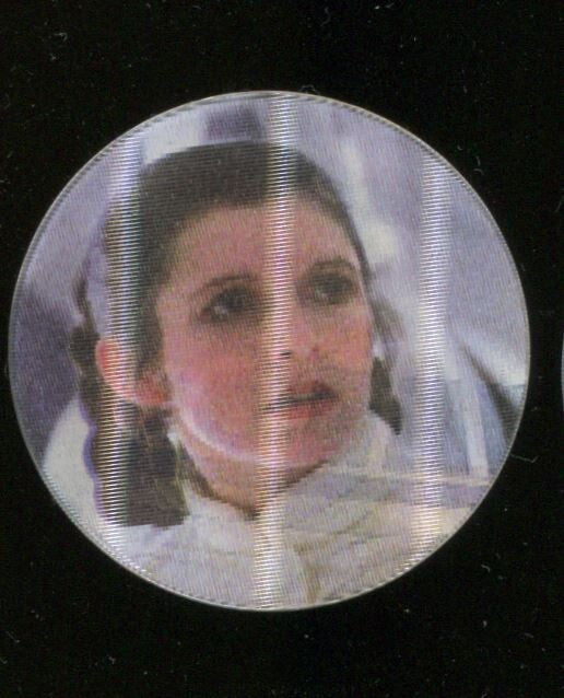 Tazo Star Wars Princess Leia & R2-D2 #95
