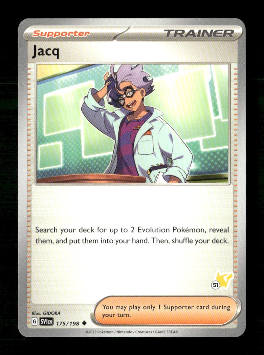 Jacq 51 #175/198 Pokemon Battle Academy 2024