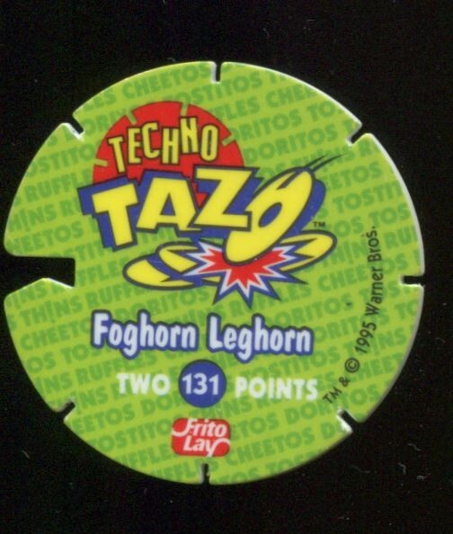 Tazo Techno Looney Tunes Warner Bros Foghorn Leghorn #131