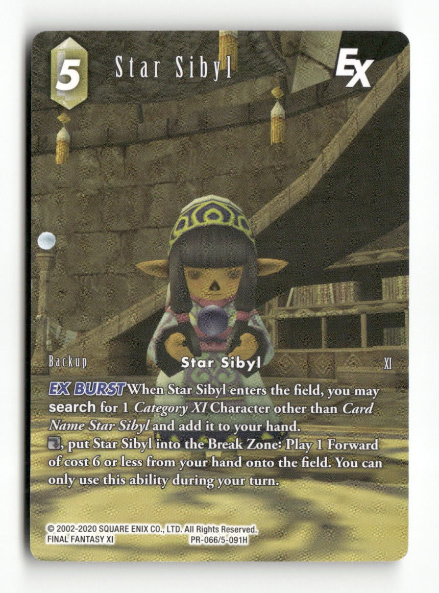 Star Sibyl EX PR-066/5-091H Promo FF: Promo Cards Final Fantasy Near Mint