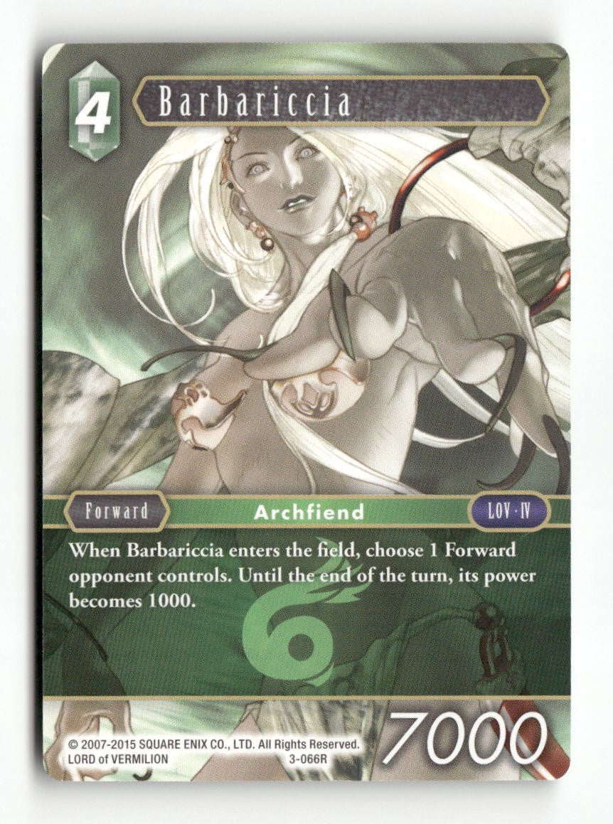 Barbariccia 3-066R Rare Opus III Final Fantasy Near Mint