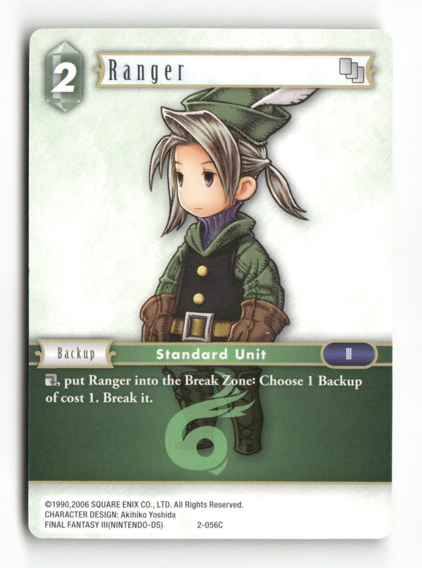 Ranger (Luneth) 2-056C Common Opus II Final Fantasy Near Mint