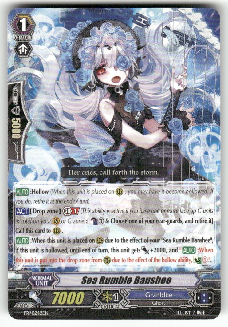 Cardfight Vanguard Sea Rumble Banshee #PR/0242EN PR