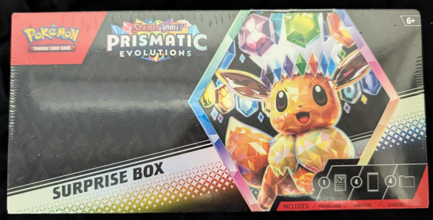 Pokemon SEALED UNOPENED Prismatic Evolutions Surprise Box