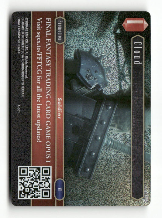 Final Fantasy Cloud A-001 English FFTCG Promo Cards Near Mint