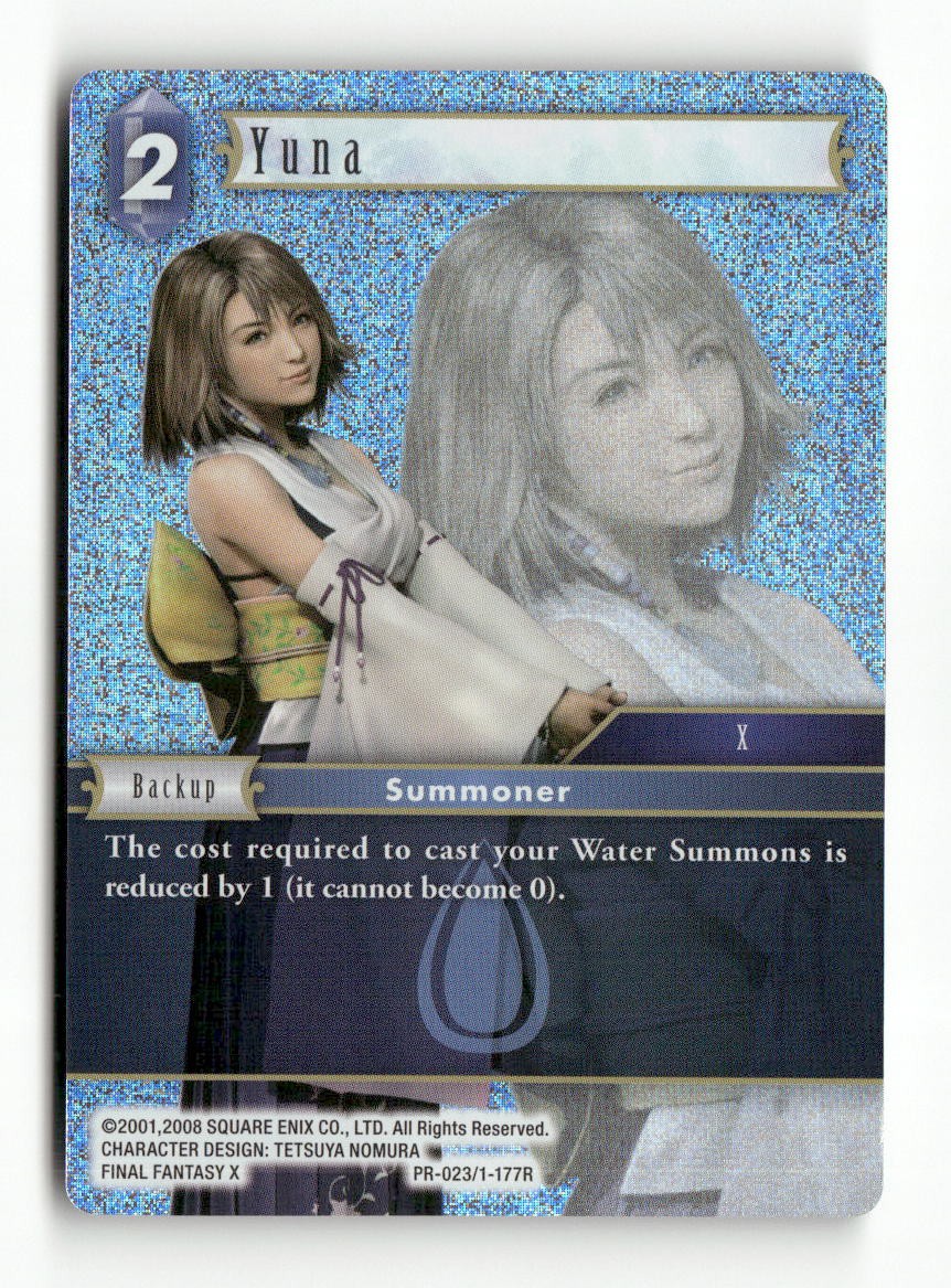 Yuna (Alternate Art Promo) PR-023/1-177R FF: Promo Cards Final Fantasy Foil NM