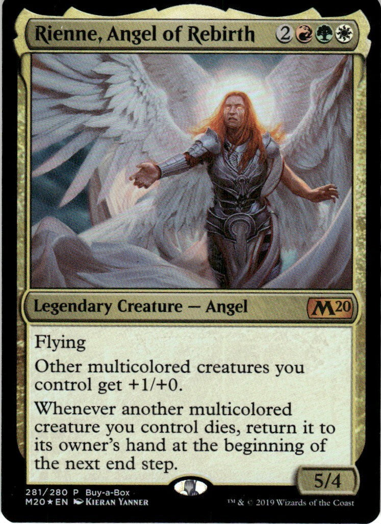MTG Magic M20 Rienne Angel of Rebirth Foil #281 Near Mint