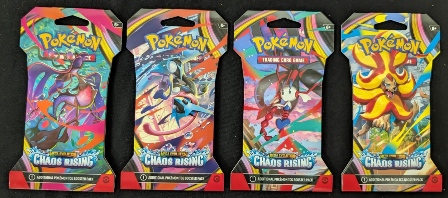 Pokemon TCG Chaos Rising Sleeved Booster Pack Blister NEW SEALED (1 PACK)