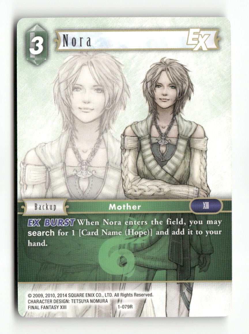 Nora EX 1-079R Rare Opus I Final Fantasy Near Mint