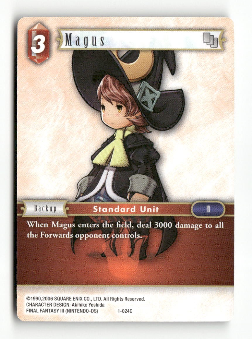 Magus (Arc) 1-024C Common Opus I Final Fantasy Near Mint