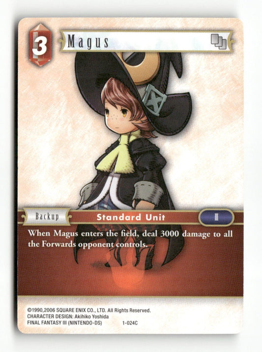 Magus (Arc) 1-024C Common Opus I Final Fantasy Near Mint