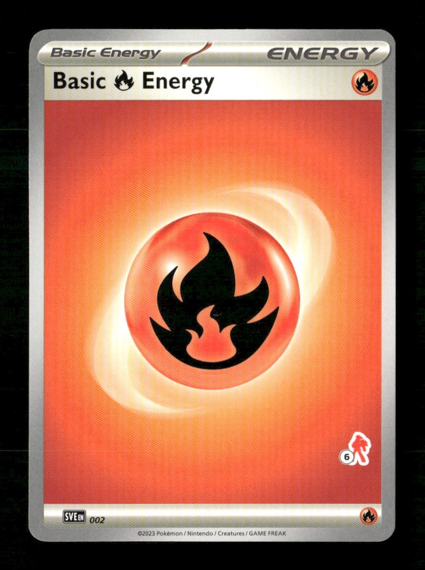 Basic Fire Energy 6 #2 Pokemon Battle Academy 2024