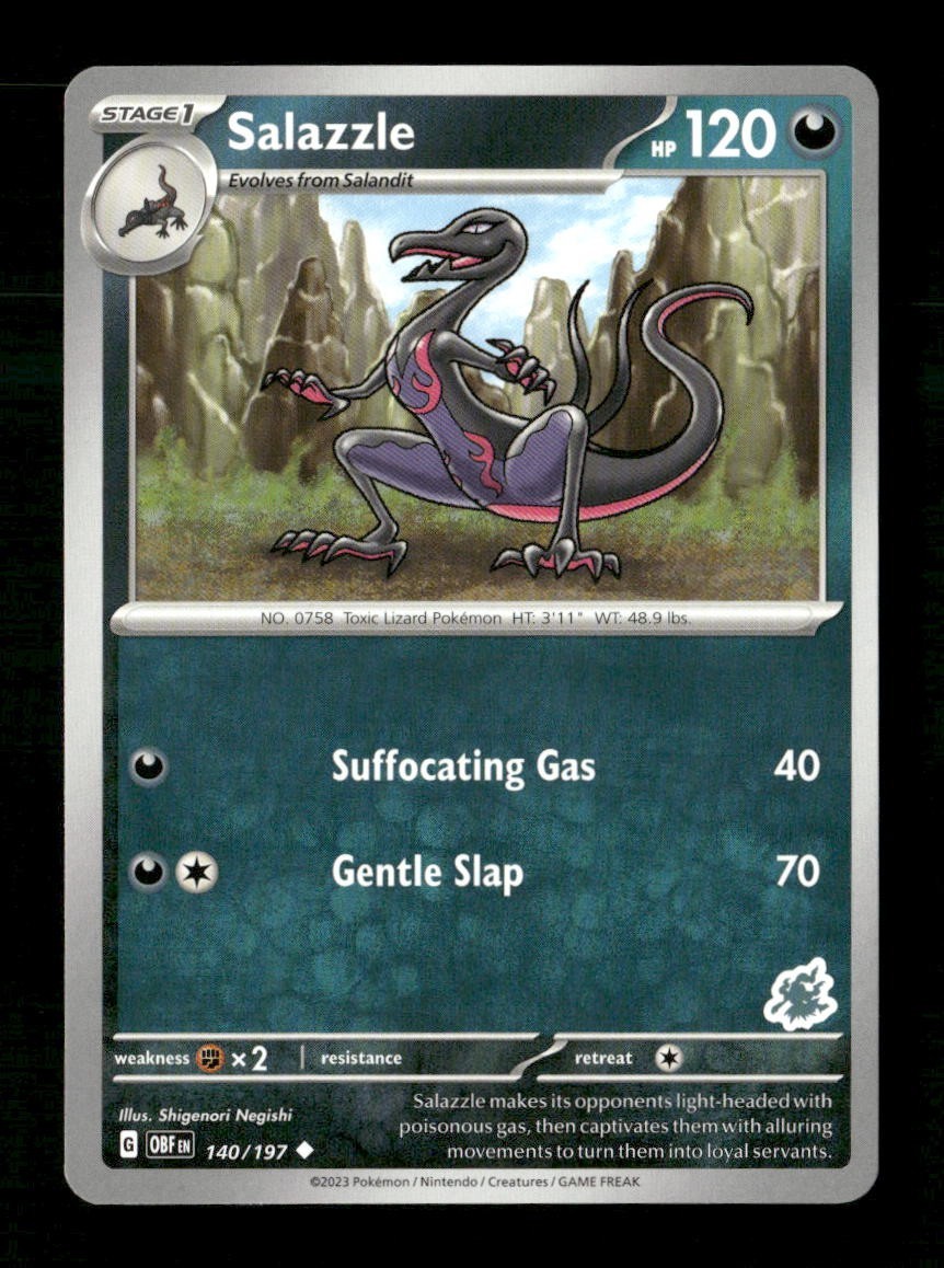 Salazzle Darkrai Deck #140/197 Pokemon Battle Academy 2024