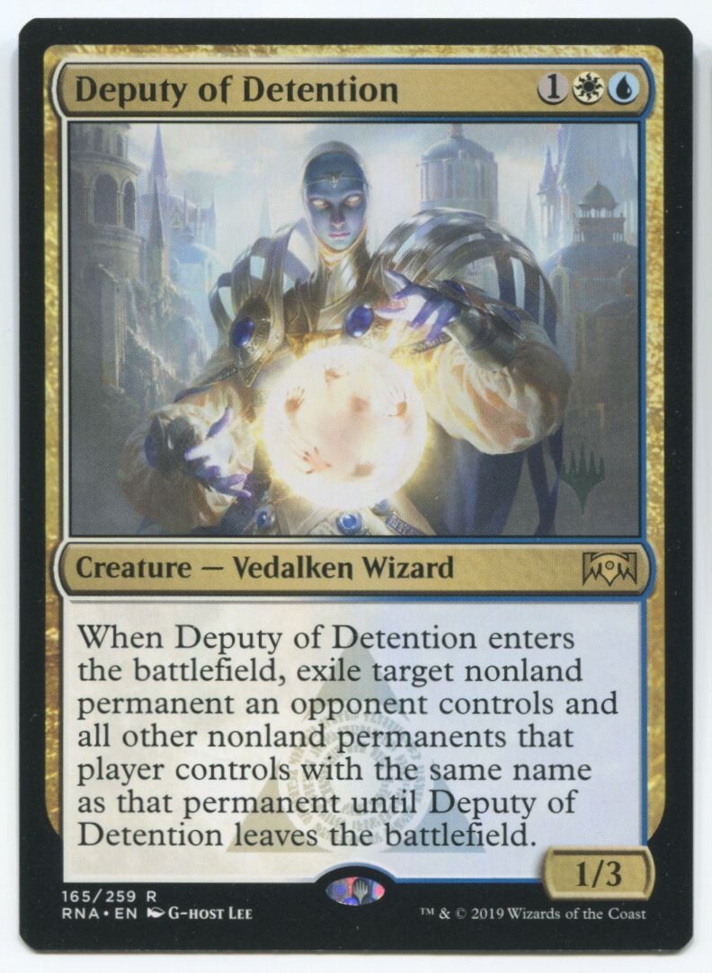 MTG Magic RNA Deputy Of Detention #165 Near Mint