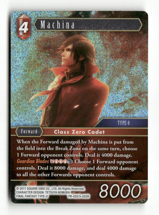 Machina (Alternate Art Promo) PR-025/3-022H FF Promo Cards Final Fantasy Foil NM