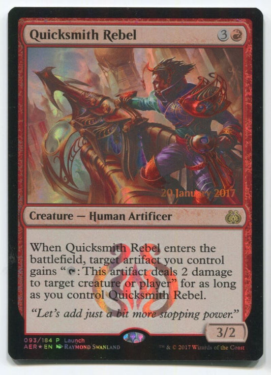 MTG Magic AER Quicksmith Rebel 20 January 2017 Foil #93 Near Mint