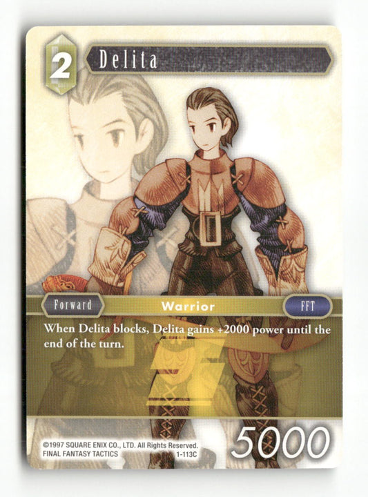 Delita (Common) 1-113C Common Opus I Final Fantasy Near Mint WAVE 1