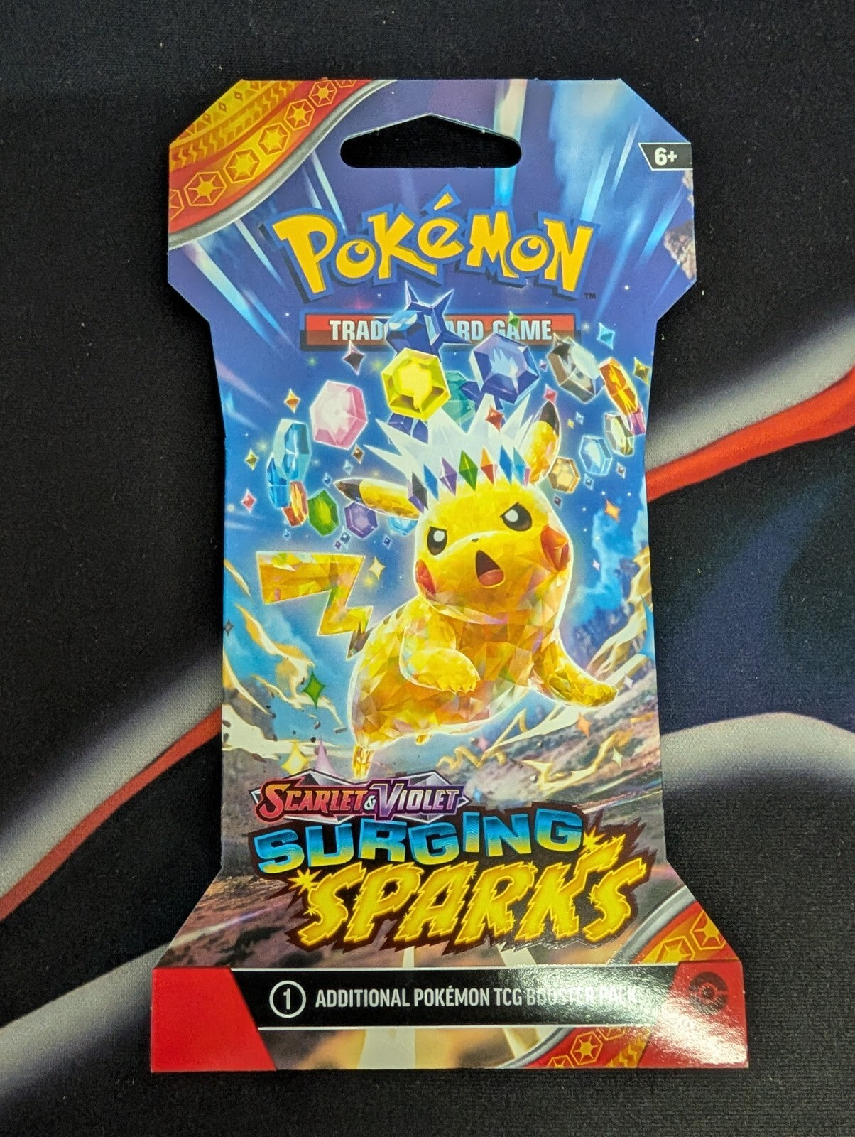Pokemon TCG Surging Sparks Sleeved Booster Pack Blister NEW SEALED (1 PACK)