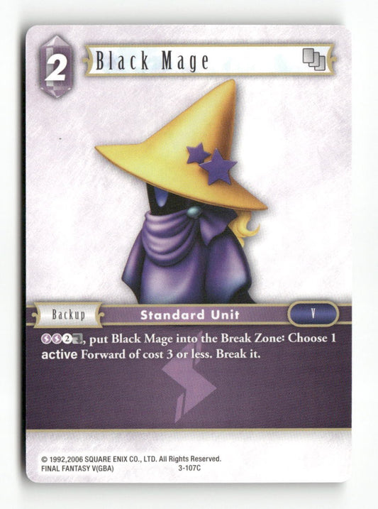 Black Mage (3-107C) 3-107C Common Opus III Final Fantasy Near Mint