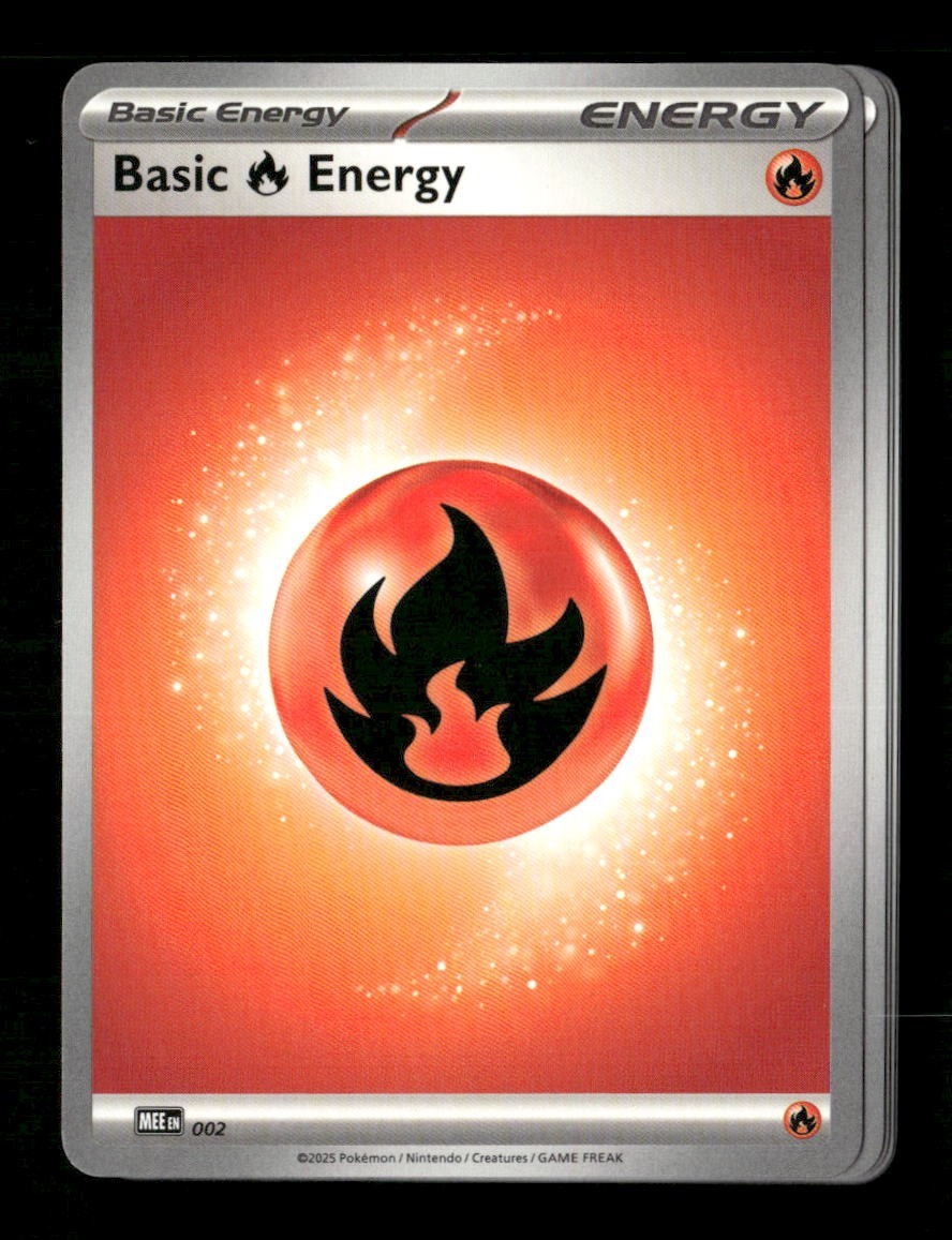 Basic Fire Energy - 002 #2 Normal Pokemon MEE: Mega Evolution Energies