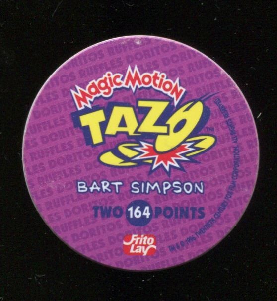 Tazo Simpsons Magic Motion Bart Simpsons #164