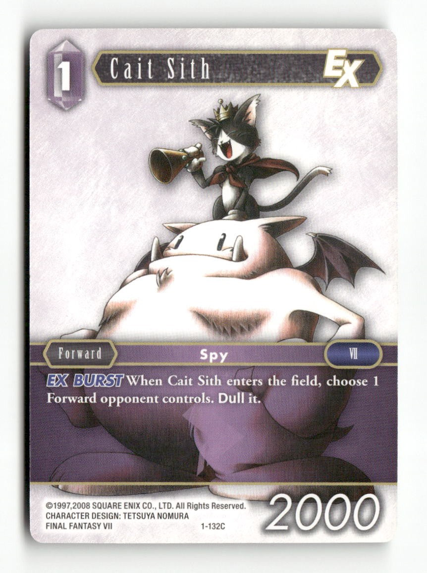 Cait Sith EX 1-132C Common Opus I Final Fantasy Near Mint