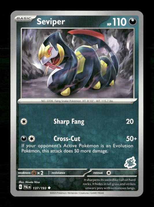 Seviper Darkrai Deck #137/193 Pokemon Battle Academy 2024