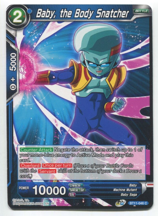 DBS Dragon Ball Super Baby The Body Snatcher #BT11-046 C Near Mint