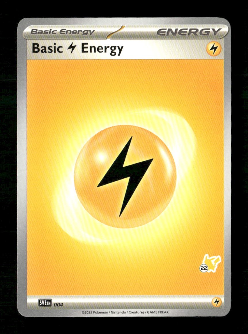 Basic Lightning Energy 22 #4 Pokemon Battle Academy 2024