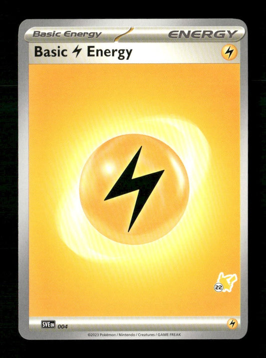Basic Lightning Energy 22 #4 Pokemon Battle Academy 2024