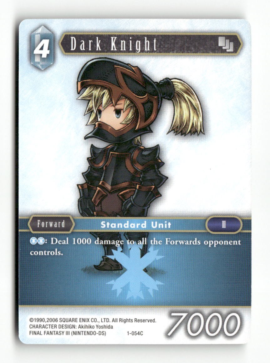 Dark Knight (Ingus) 1-054C Common Opus I Final Fantasy Near Mint