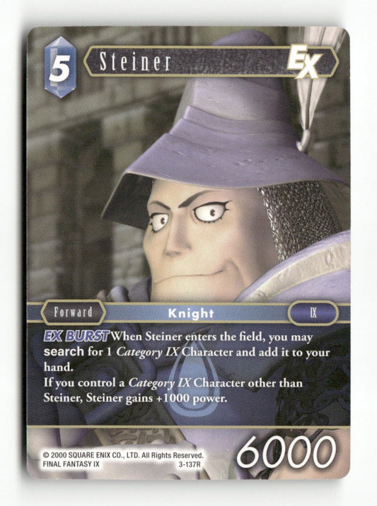 Steiner PR-015/EX - 3-137R 3-137R Rare FF: Promo Cards Final Fantasy Near Mint