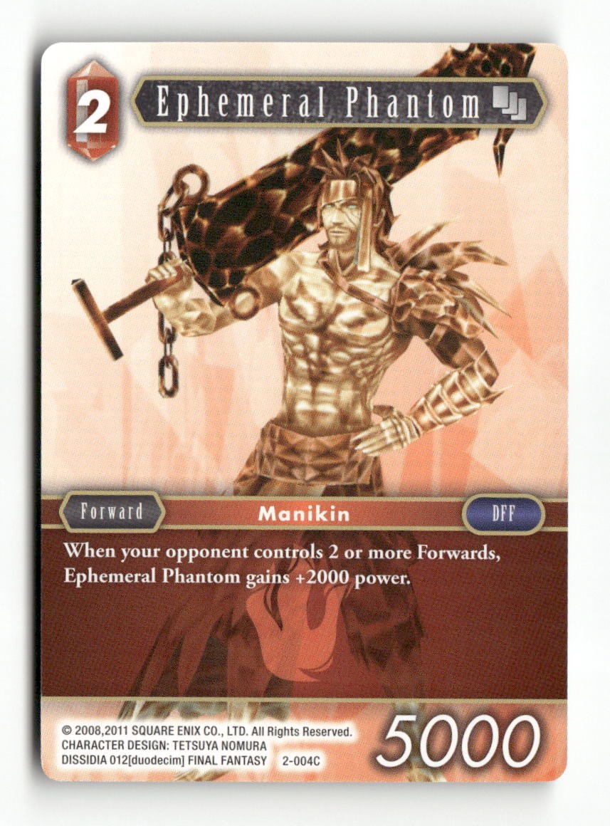 Ephemeral Phantom 2-004C Common Opus II Final Fantasy Near Mint