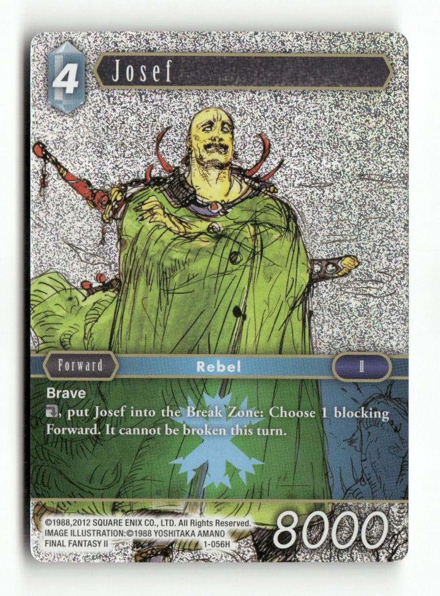 Josef 1-056H Hero Opus I Final Fantasy Foil Near Mint WAVE 1