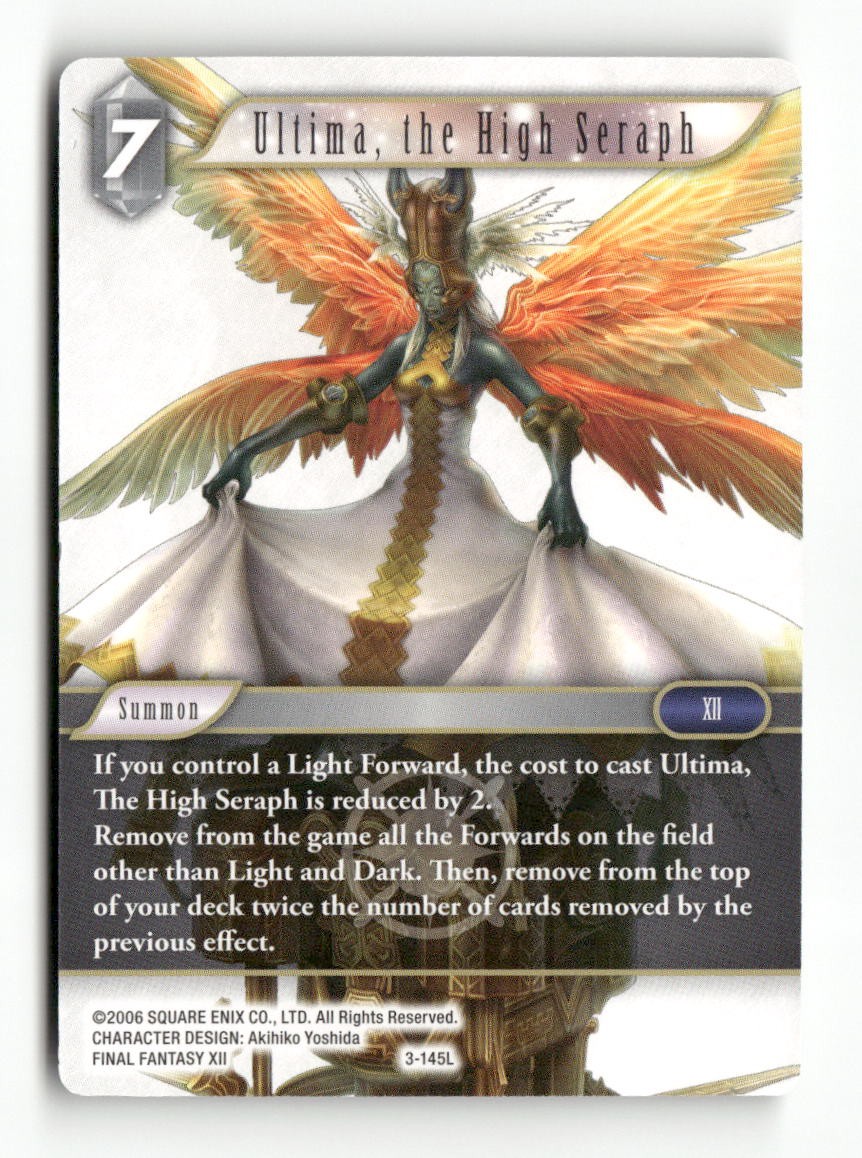 Ultima, the High Seraph 3-145L Legend Opus III Final Fantasy Near Mint