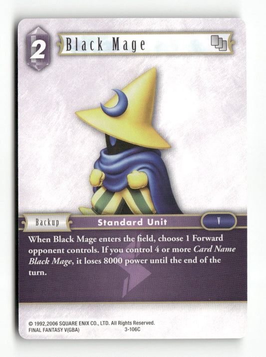 Black Mage (3-106C) 3-106C Common Opus III Final Fantasy Near Mint
