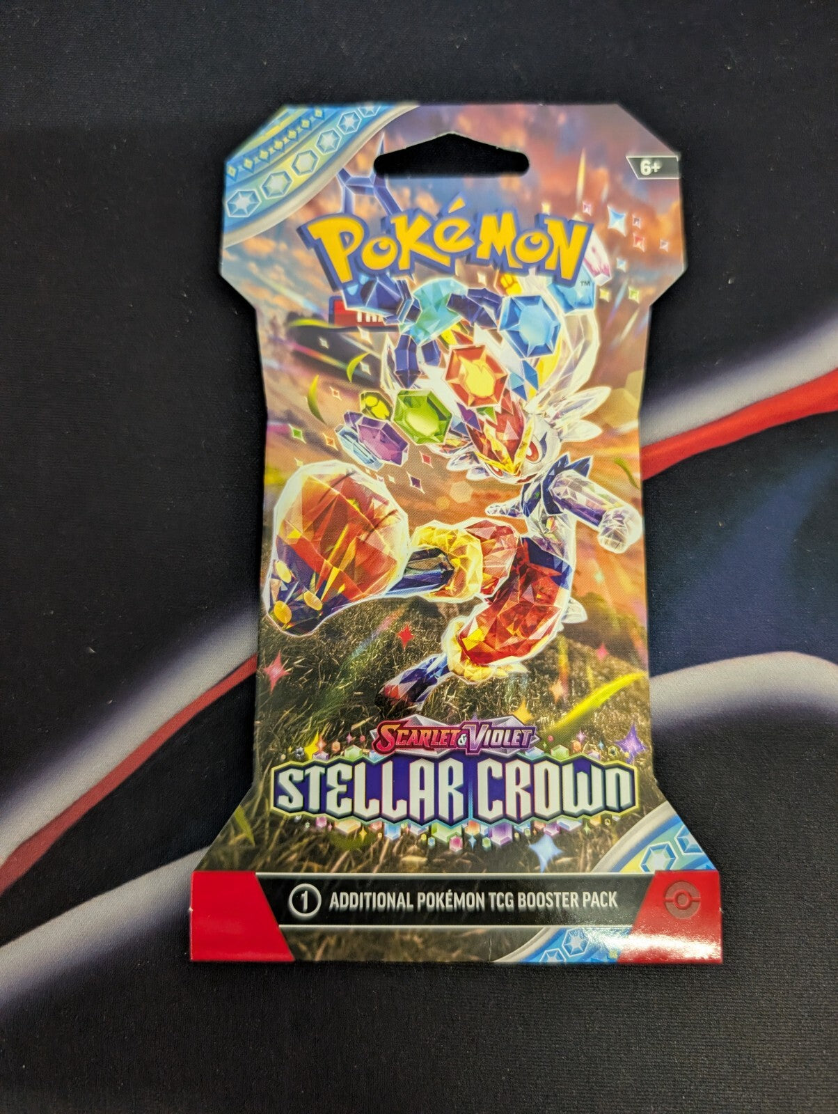 Pokemon TCG Stellar Crown Sleeved Booster Pack Blister NEW SEALED (1 PACK)