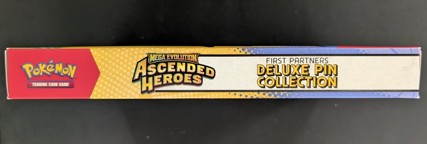 Ascended Heroes First Partners Deluxe Pin Collection Pokemon TCG SEALED