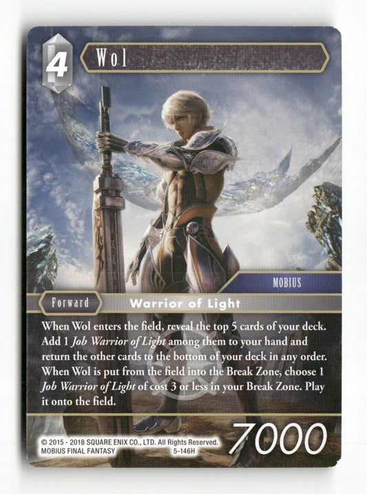 Wol (Hero) 5-146H Hero Opus V Final Fantasy Near Mint