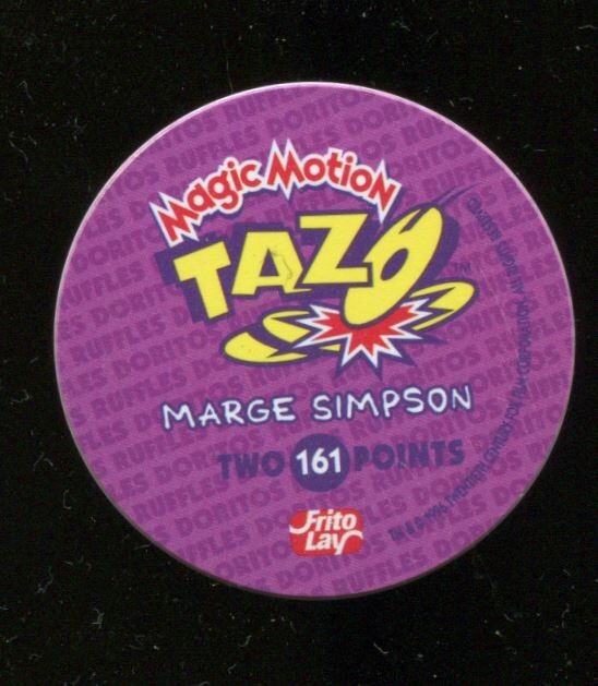 Tazo Simpsons Magic Motion Marge Simpson #161