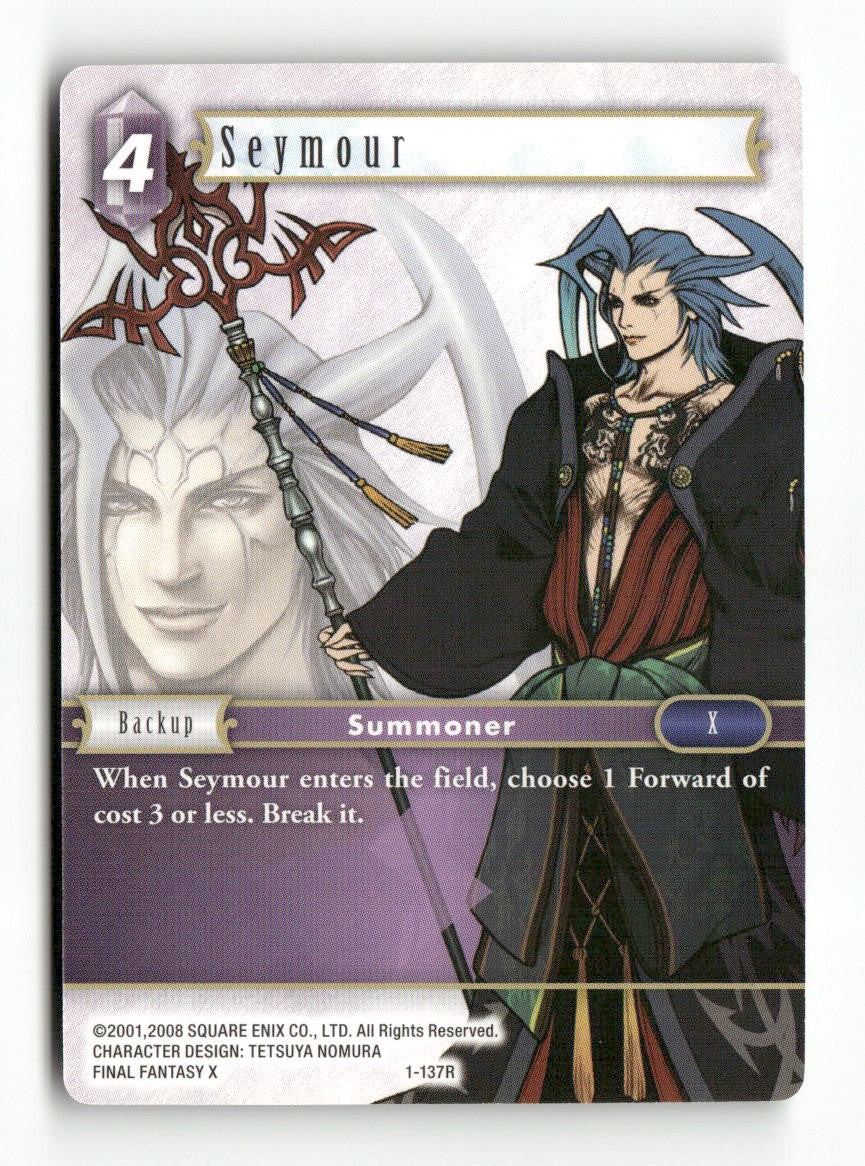 Seymour 1-137R Rare Opus I Final Fantasy Near Mint
