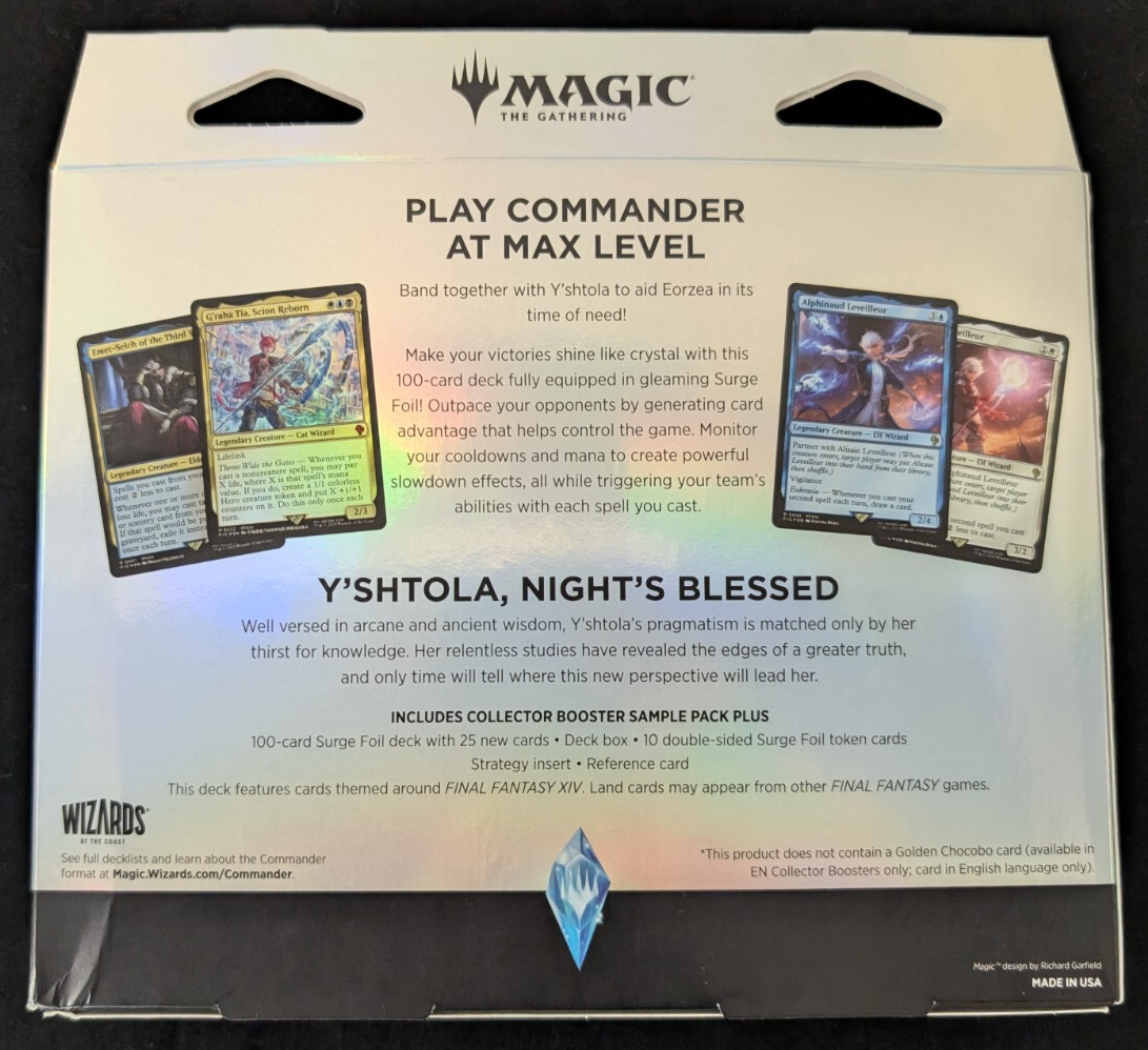 MTG Magic The Gathering Final Fantasy Collector Commander Deck Bundle NEW SEALED